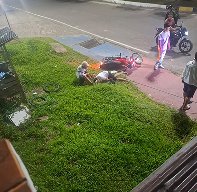Homem morre e outro fica ferido após ataque a tiros na madrugada deste domingo em Tabatinga