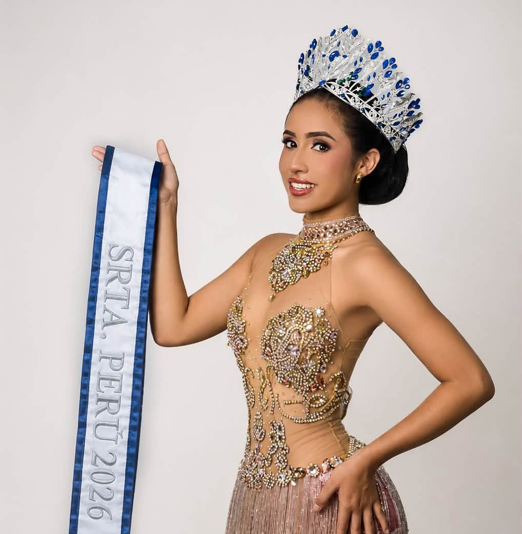 Miss Peru é coroada a nova soberana da Confraternidade Amazônica 2026
