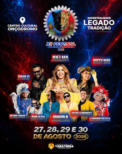 FESTISOL 2026: Tabatinga recebe festival que celebra a cultura do Alto Solimões